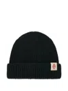 The Animals Observatory Plain Pony Beanie Hat In Black