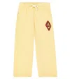The Animals Observatory Platypus Cotton Sweatpants In Beige