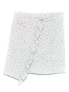 The Animals Observatory Polka-dot Ruffled Skirt In White