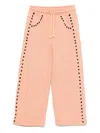 The Animals Observatory Polka-dot Sweatpants In Pink