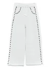 The Animals Observatory Polka-dot Sweatpants In White