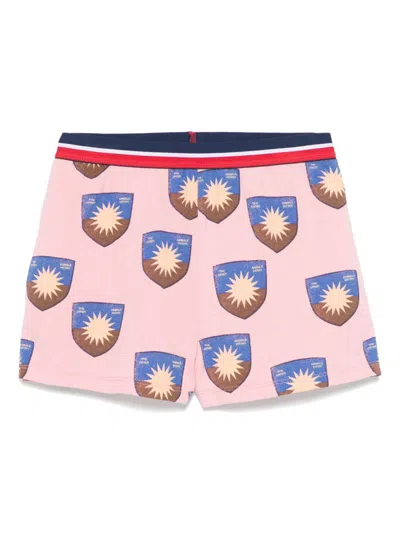 The Animals Observatory Kids' Poodle Shorts In Pink
