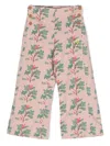 The Animals Observatory Porcupine Graphic-print Trousers In Pink