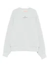 The Animals Observatory Raglan-sleeve Abstract-print Sweatshirt In Blue