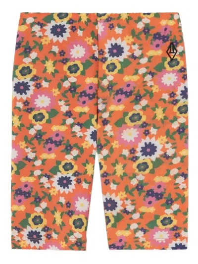 The Animals Observatory Kids' Sardine Floral Shorts In Multi
