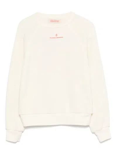 The Animals Observatory Kids' Shark Sweatshirt In Neutral