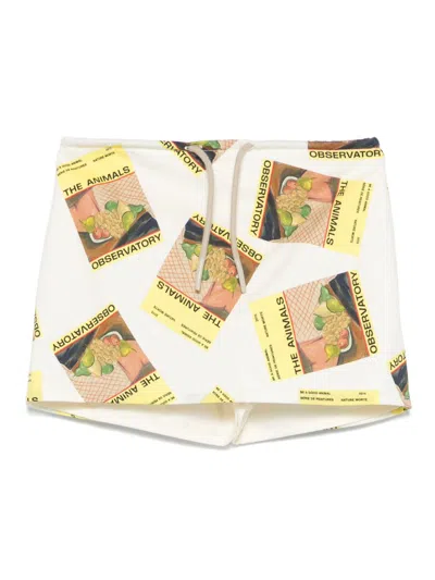 The Animals Observatory Kids' Shrimp Skirt In Neutrals