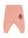The Animals Observatory Spray-paint Effect Track Pants In Pink
