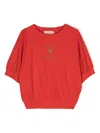 The Animals Observatory Squab Sweatshirt In Rot