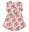 The Animals Observatory Playsuit Squirrel Aus Baumwolle In Pink Forest