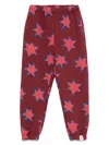 The Animals Observatory Star-print Pants In Burgundy