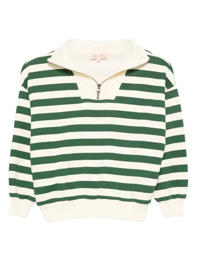 The Animals Observatory Kids' Striped Sweatshirt In Multi