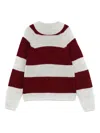 The Animals Observatory Striped Sweatshirt In Multi