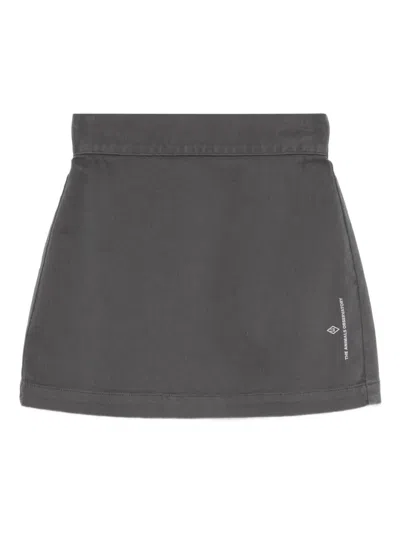 The Animals Observatory Kids' Swan Elastic-waistband Mini Skirt In Gray