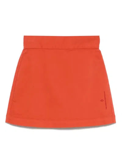 The Animals Observatory Swan Mini Skirt In Orange