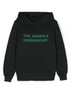 The Animals Observatory Taurus Cotton Hoodie In Green