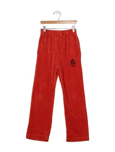 Pre-owned The Animals Observatory The Animal Observatory Kids Sweatpants In Orange