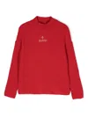 The Animals Observatory The Seal Logo-print Jumper In Red