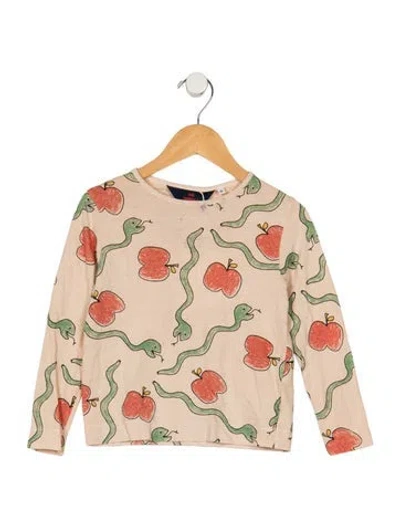 Pre-owned The Animals Observatory Babies' Toddler Girls' Long Sleeve In Neutrals