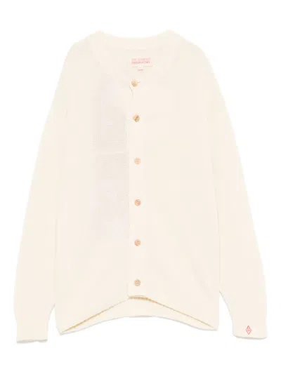 The Animals Observatory Kids' Toucan Cardigan In Neutral