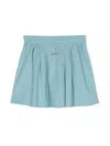 The Animals Observatory Turkey Track Skirt In Blue