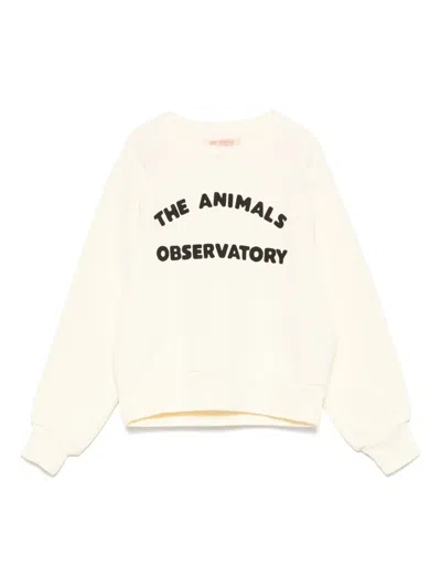 The Animals Observatory Kids' White Shark Sweatshirt