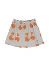 The Animals Observatory Wombat Graphic-print Skirt In Grey
