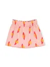 The Animals Observatory Wombat Graphic-print Skirt In Pink