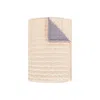 The Annam House Silk Hand Quilt Throw - Almond
