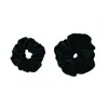 The Annam House Women's Velvet Scrunchies Set - Forest Green In Green