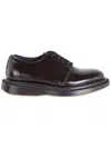 The Antipode Leather Derby Shoes In Brown