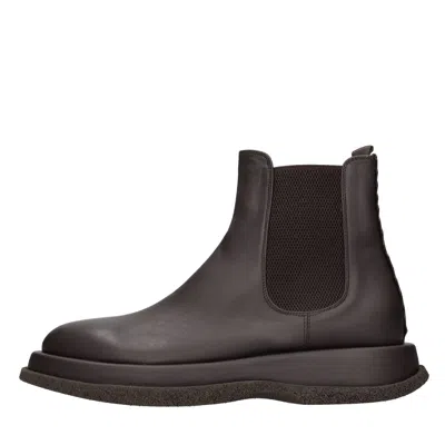 The Antipode The-antipode Boots Brown In Nero Neri E Grigi