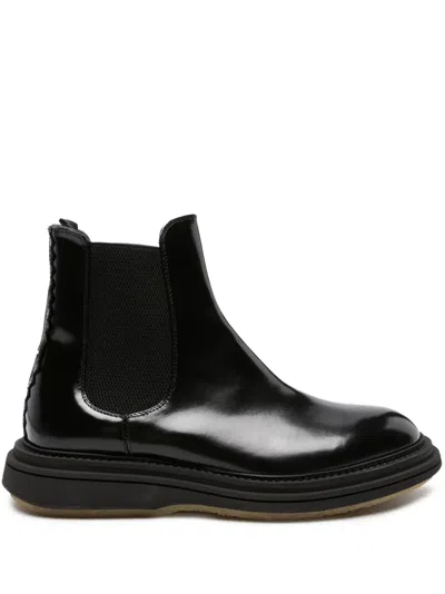 The Antipode Cruz 302 Leather Boots In Black