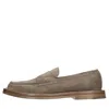 The Antipode Penny Leather Loafers In Brown