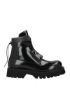 THE ANTIPODE THE ANTIPODE MAN ANKLE BOOTS BLACK SIZE 8 LEATHER