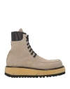 The Antipode Man Ankle Boots Light Grey Size 9 Leather In Gray