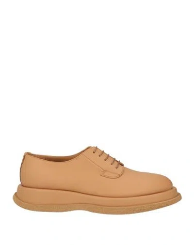 The Antipode Man Lace-up Shoes Camel Size 10 Leather In Beige