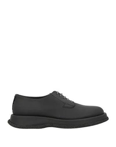 The Antipode Man Lace-up Shoes Charcoal Size 9 Leather In Black