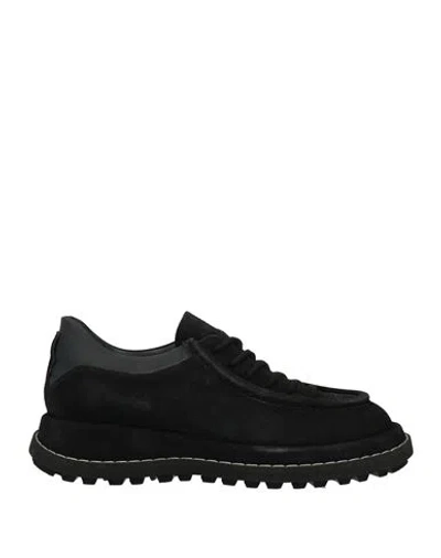 The Antipode Man Lace-up Shoes Midnight Blue Size 9 Leather In Black