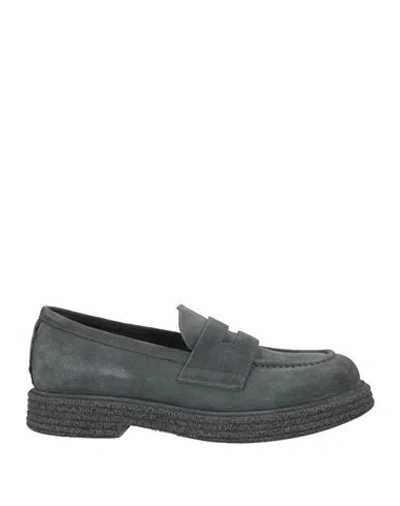 The Antipode Man Loafers Charcoal Size 9 Leather In Gray