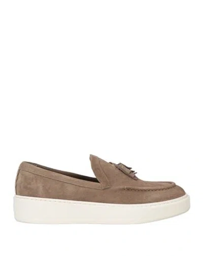 The Antipode Man Loafers Khaki Size 11 Leather In Beige