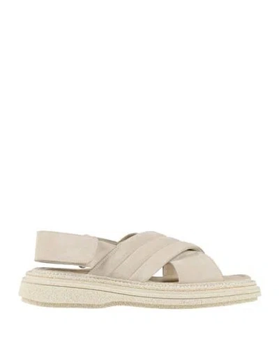 The Antipode Man Sandals Light Grey Size 9 Leather In White