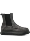 The Antipode Suede Boots In Multi
