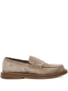 The Antipode Penny Leather Loafers In Multi