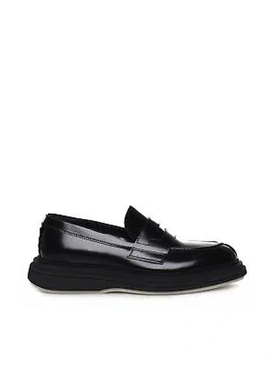 Pre-owned The Antipode Victor Moccasins In Black