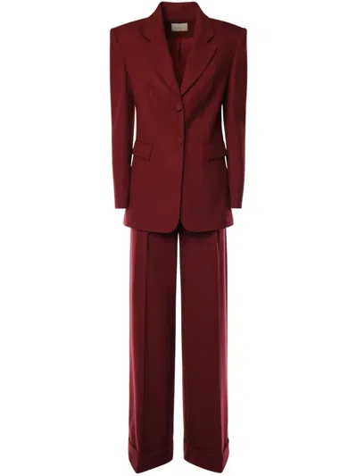 The Archivia Jane Suit In Red