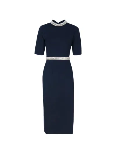 The Archivia Louis Top And Skirt Set In Blue