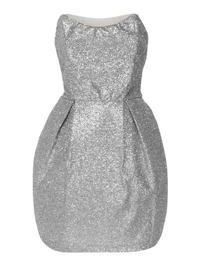 The Archivia Luce Emera Dress In Metallic