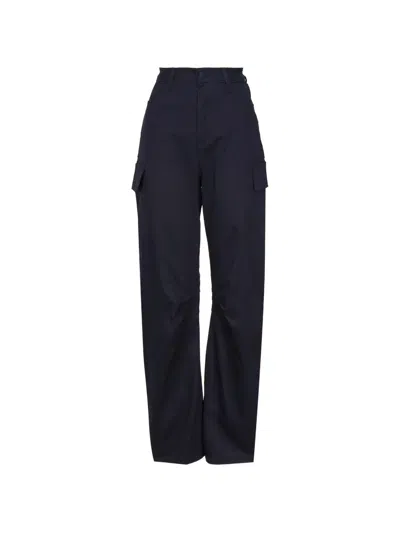 The Archivia Straight-leg Cargo Pants In Blue