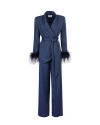 The Archivia Tailor Ives Con Piume In Blue